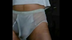 Baile caliente erotico fetiche ropa interior blanca Alejandro Mistral