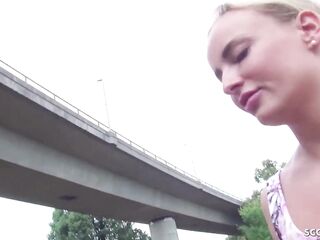 GERMAN SCOUT - GREEN EYES TEEN BIGGEST PENIS SCREW AT CASTING