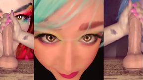 Shemale Goddess Lana Directs your cocksucking Session JOI BJ Instructions