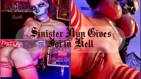 Sinister Nun Gives Joi In Hell