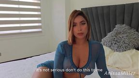 Anissamiller's slut fucks her stepbrother while talking on the phone with her cuckold boyfriend