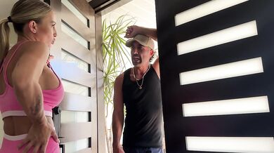 CAUGHT CHEATING! FITNESS TRAINER FUCK