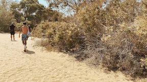 the curious clown  super orgy with viktor rom, pablo y sebas & leo bulgari - cruising at maspalomas dunes!!! - full video!!!