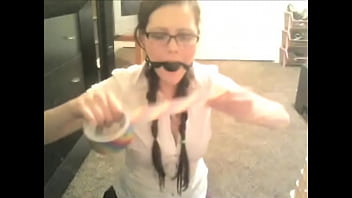 Snooping Girl Gagged With Stepsister&rsquo_s Kinky Toys! (Episode 1 of 2)