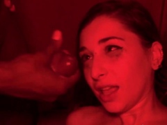 Amateur Cute Brunette Facial