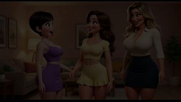 Stepmother'_s Secret Cravings Ignite Our Wild Passionate Lesbian Romance Forever (AI generated)