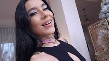 6on1 DVP DAP Skinny teen Rousse Black with perfect ass gets fountains of piss and double fucked in all her tight holes by six big cocks EKS594
