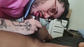 fui ajudar com a licao de matematica e acabei engasgando no pau