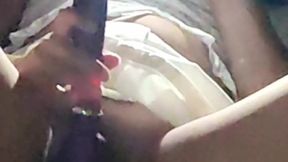Cute Stepdaughter Learns to Masturbate at Party