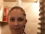 Playing around in the shower