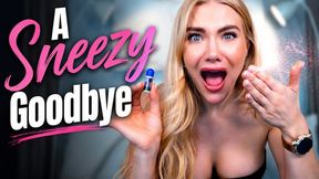 A Sneezy Goodbye