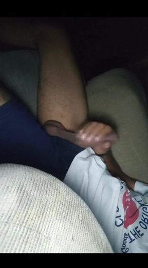 Masturbation in Porch
