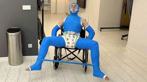 A man in big body Cast