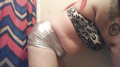 Belly bloated gallons of kink with my enema on all fours