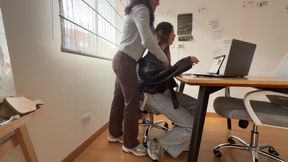 Lesbian Fetish Playing with Their Leather Jackets