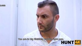 HUNT4K Awesome dinner comes to end when guest wants sex with the girl