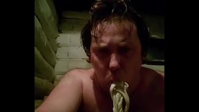 I took off my wet panties from my ass and shoved them in my mouth!