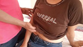 Desi School Girlfriend First Time Blowjob Sex, Indian Teen XXXX hard Fuck with Hindi Audio