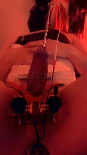 E-stim Bondage Breath play session and 2.5kg electro butt plug!