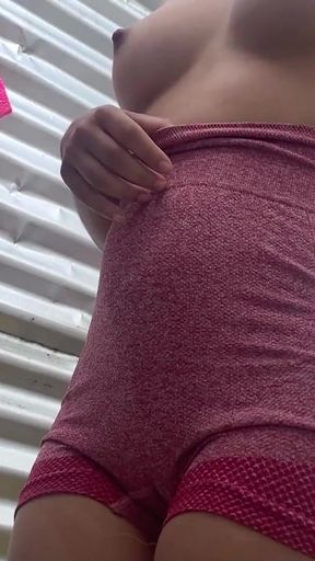 Key moment from "CUTE PANTIES IN PUBLIC BOOTH"