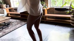 Dirty amateur sashays with rapturous stranger cumming on perfect curves
