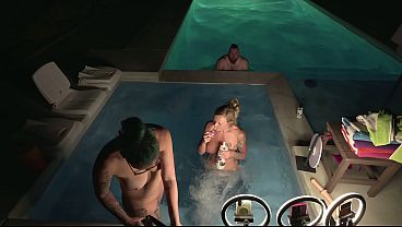 Hotwives share cock in a hardcore tubular threesome