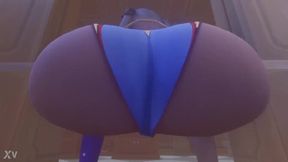 Monica loves when her boyfriend puts it in her round, juicy backside