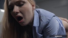 hot office lesbian sex - kitana lure & lucy heart