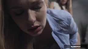 hot office lesbian sex - kitana lure & lucy heart