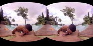 VirtualRealGay com Fucking at the pool