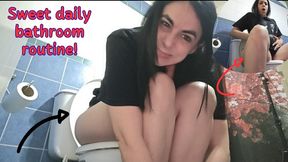 My intense bathroom routine