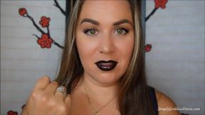 You Will Stroke For My Black Lips (720p HD)
