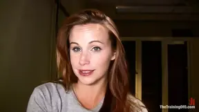 Curvy Bella Rossi gets big dick training on day three