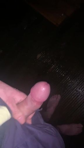 Backyard wank