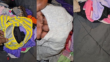 Found A Bag Of Dirty Panties In Our Neighbor Garbage Can