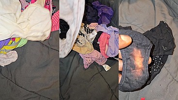 Found A Bag Of Dirty Panties In Our Neighbor Garbage Can