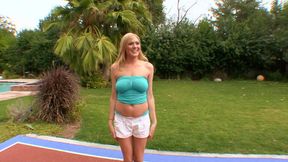 Big boobed blonde gets fucked hard