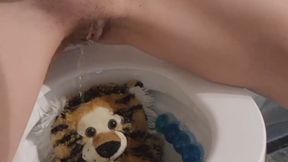 My plus is pissed directly in his mouth