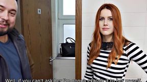 HUNT4K. Cuck stays in public toilet and watches GFs sex with hunter