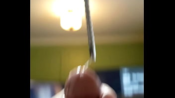 Urethral penetration with vibrating sound / Ejaculation