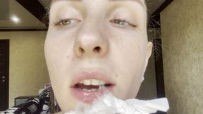 Extreme Phlegm Build-up & Release up-close Nasal & Throat Action