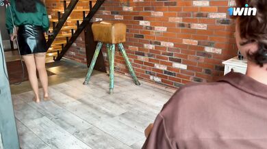 A bound Cuckold watches his lecherous girlfriend Slut fucked and filmed / Treason