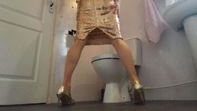 New Year's Party Gold Dress (mkv)