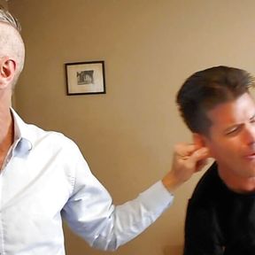 Jeff Drizzle and Richard Lennox Argues Through Ear Pulling