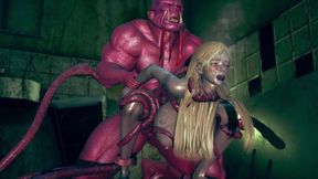 Claire Redfield, Jill Valentine And Car Toon - Beautiful Women Fucked In Public Toilets By Slippery Orcs