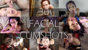 30 FACIAL CUMSHOTS Cumpilation