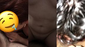horny girl sucks her roommate’s dick like a real slut and gets fucked so hard she squirts multiple times pov - latinos puercos