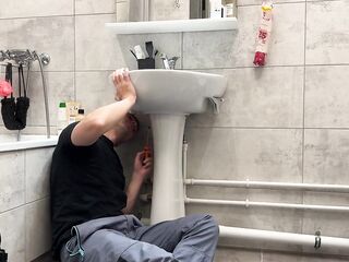 I called a plumber and had to work it out in kind