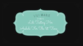 Lili Tasting her ass for the 1st time