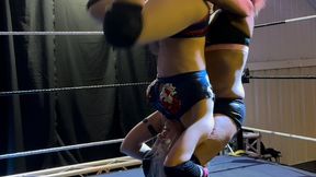 Chardonnay v autum crotch bust and Piledrivers